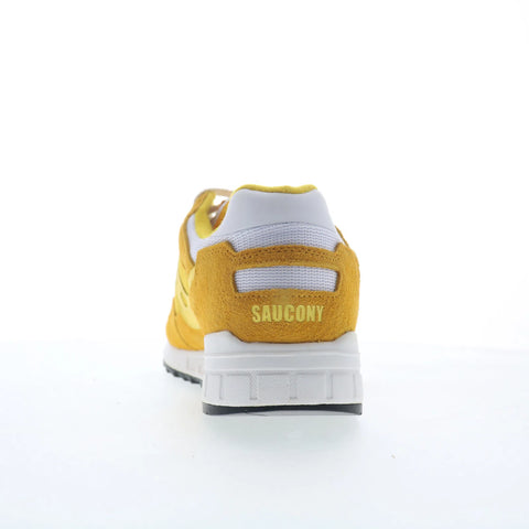 Saucony Shadow 5000 S70665-62 Mens Yellow Suede Lifestyle Sneakers Shoes