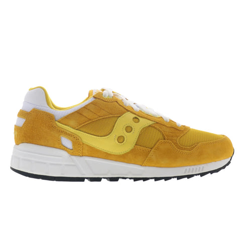 Saucony Shadow 5000 S70665-62 Mens Yellow Suede Lifestyle Sneakers Shoes
