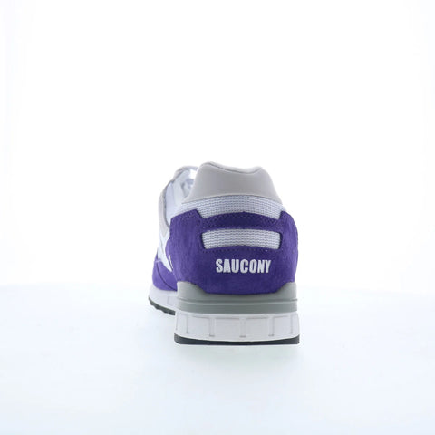 Saucony Shadow 5000 S70665-64 Mens White Suede Lifestyle Sneakers Shoes