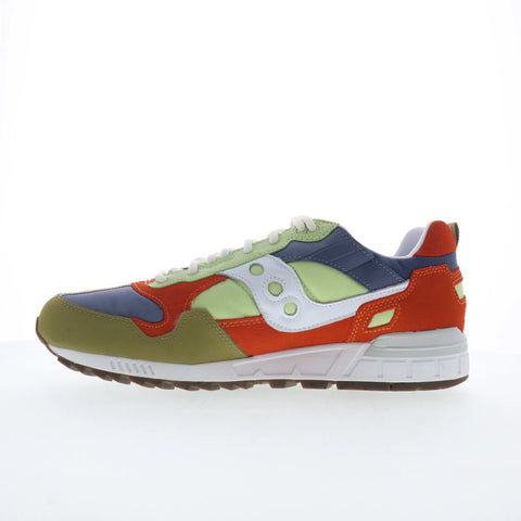 Saucony Shadow 5000 S70752-1 Mens Green Suede Lifestyle Sneakers Shoes