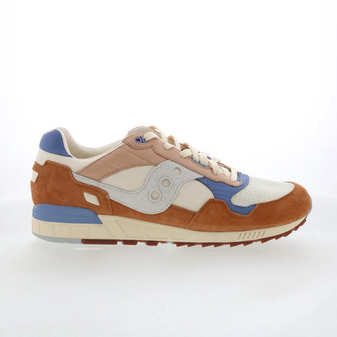 Saucony Shadow 5000 S70811-3 Mens Beige Suede Lifestyle Sneakers Shoes