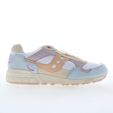 Saucony Shadow 5000 S70904-2 Mens White Suede Lifestyle Sneakers Shoes