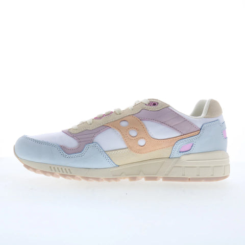 Saucony Shadow 5000 S70904-2 Mens White Suede Lifestyle Sneakers Shoes