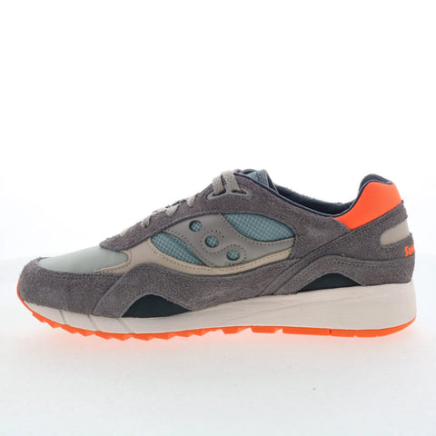 Saucony Shadow 6000 S60792-2 Womens Gray Suede Lifestyle Sneakers Shoes