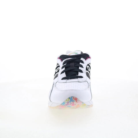 Saucony Shadow 6000 S60973-1 Womens White Nubuck Lifestyle Sneakers Shoes