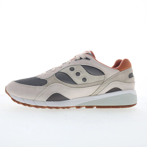 Saucony Shadow 6000 S70441-50 Mens Beige Suede Lifestyle Sneakers Shoes