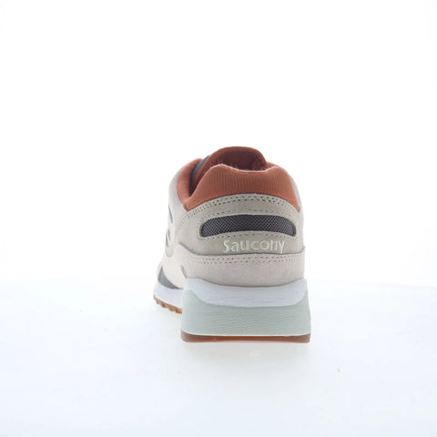 Saucony Shadow 6000 S70441-50 Mens Beige Suede Lifestyle Sneakers Shoes