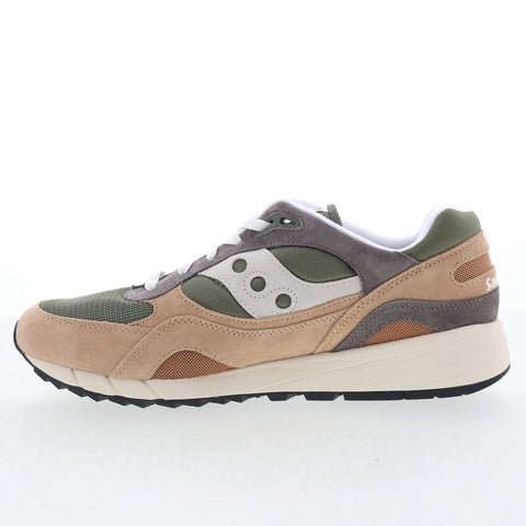 Saucony Shadow 6000 S70441-56 Mens Green Suede Lifestyle Sneakers Shoes