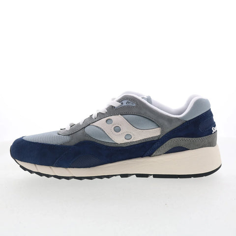 Saucony Shadow 6000 S70441-57 Mens Gray Suede Lifestyle Sneakers Shoes