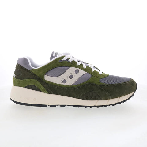 Saucony Shadow 6000 S70441-58 Mens Gray Suede Lifestyle Sneakers Shoes