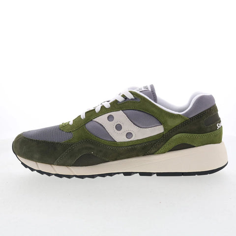 Saucony Shadow 6000 S70441-58 Mens Gray Suede Lifestyle Sneakers Shoes