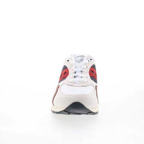 Saucony Shadow 6000 S70441-60 Mens White Suede Lifestyle Sneakers Shoes
