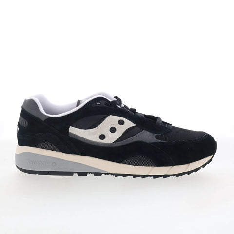 Saucony Shadow 6000 S70441-62 Mens Black Suede Lifestyle Sneakers Shoes