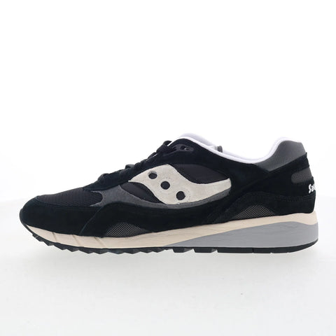 Saucony Shadow 6000 S70441-62 Mens Black Suede Lifestyle Sneakers Shoes