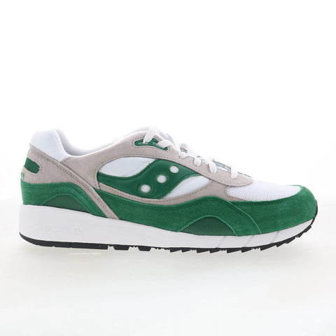 Saucony Shadow 6000 S70441-63 Mens Green Suede Lifestyle Sneakers Shoes