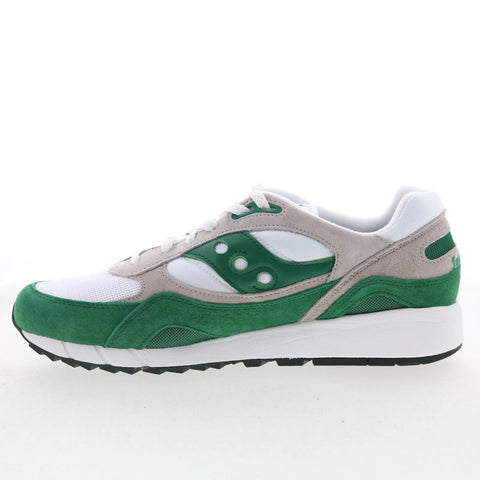 Saucony Shadow 6000 S70441-63 Mens Green Suede Lifestyle Sneakers Shoes