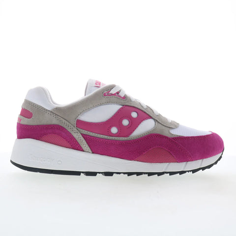 Saucony Shadow 6000 S70441-67 Mens Pink Mesh Lace Up Lifestyle Sneakers Shoes