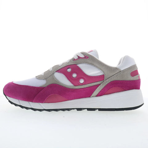 Saucony Shadow 6000 S70441-67 Mens Pink Mesh Lace Up Lifestyle Sneakers Shoes