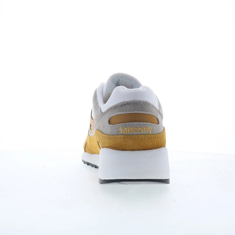 Saucony Shadow 6000 S70441-68 Mens White Suede Lifestyle Sneakers Shoes