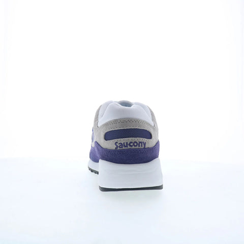 Saucony Shadow 6000 S70441-76 Mens White Suede Lifestyle Sneakers Shoes
