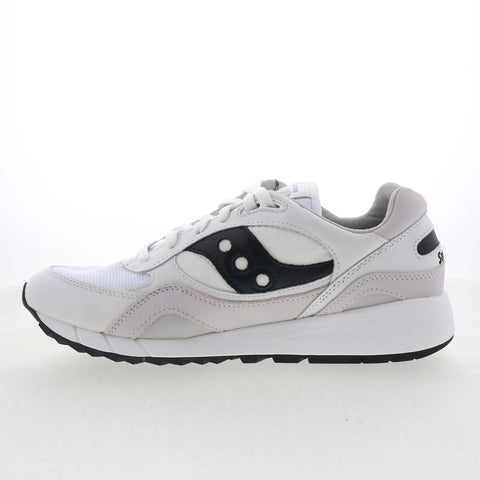 Saucony Shadow 6000 S70668-1 Mens White Suede Lifestyle Sneakers Shoes