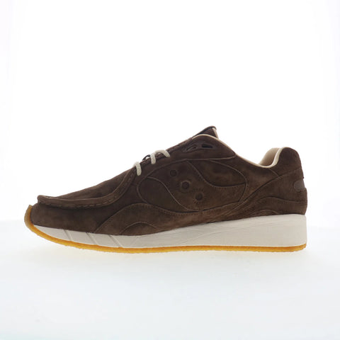 Saucony Shadow 6000 S70706-4 Mens Brown Suede Lifestyle Sneakers Shoes