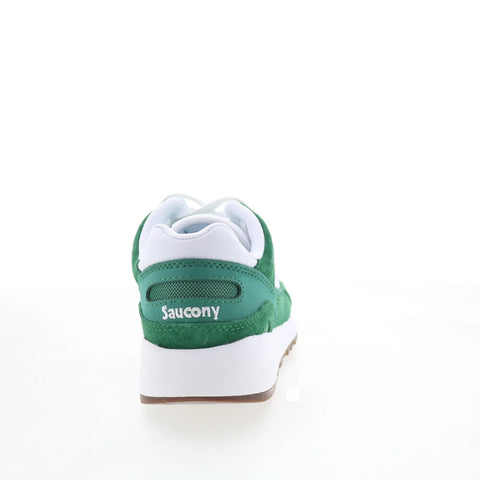 Saucony Shadow 6000 S70802-1 Mens Green Suede Lifestyle Sneakers Shoes