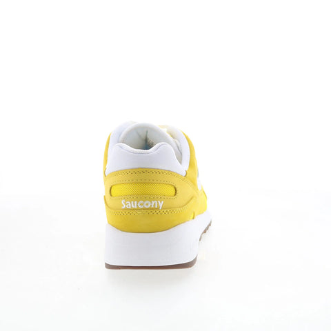 Saucony Shadow 6000 S70802-2 Mens Yellow Suede Lifestyle Sneakers Shoes