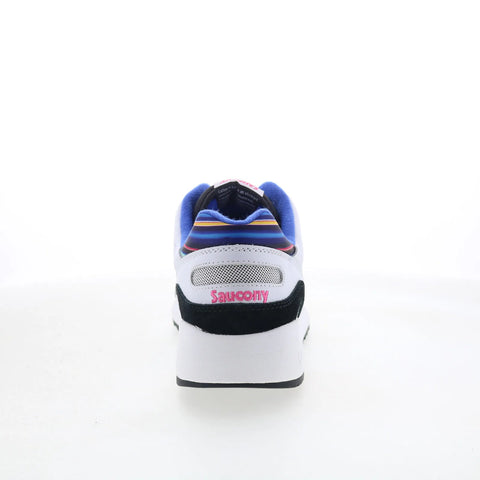 Saucony Shadow 6000 S70815-1 Mens White Leather Lifestyle Sneakers Shoes