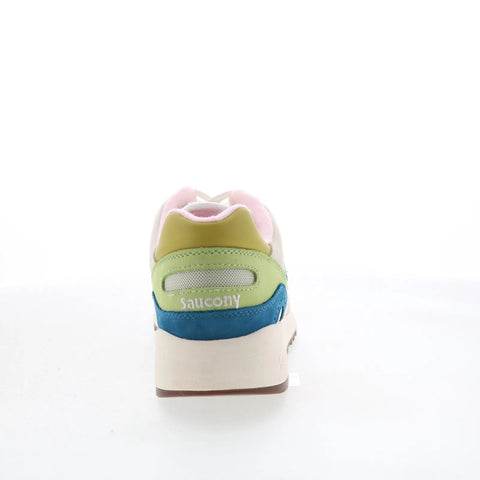 Saucony Shadow 6000 S70816-2 Mens White Suede Lifestyle Sneakers Shoes