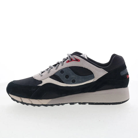 Saucony Shadow 6000 S70839-1 Mens Black Suede Lifestyle Sneakers Shoes