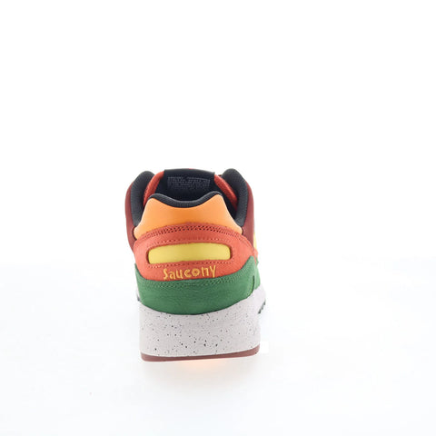 Saucony Shadow 6000 S70843-1 Mens Green Suede Lifestyle Sneakers Shoes