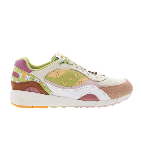 Saucony Shadow 6000 S70862-1 Mens Beige Suede Lifestyle Sneakers Shoes