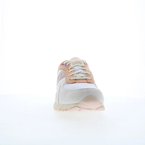 Saucony Shadow 6000 S70904-1 Mens White Suede Lifestyle Sneakers Shoes