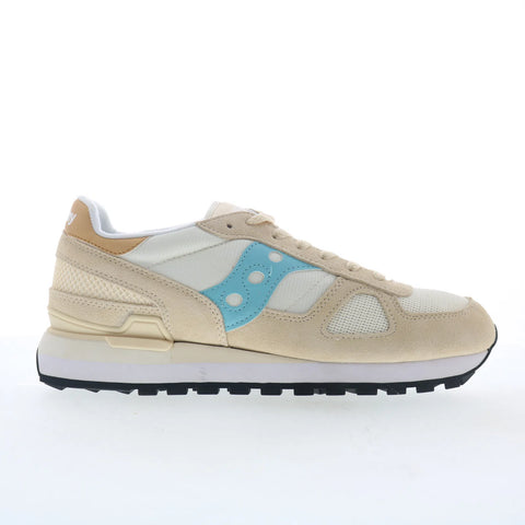 Saucony Shadow Original S1108-839 Womens Beige Suede Lifestyle Sneakers Shoes