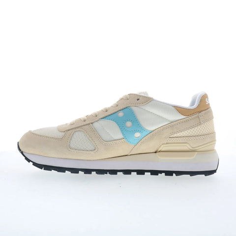 Saucony Shadow Original S1108-839 Womens Beige Suede Lifestyle Sneakers Shoes