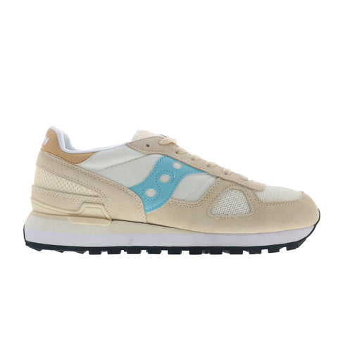 Saucony Shadow Original S1108-839 Womens Beige Suede Lifestyle Sneakers Shoes