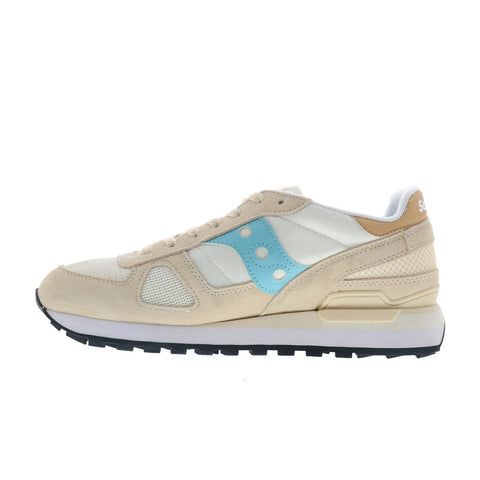 Saucony Shadow Original S1108-839 Womens Beige Suede Lifestyle Sneakers Shoes