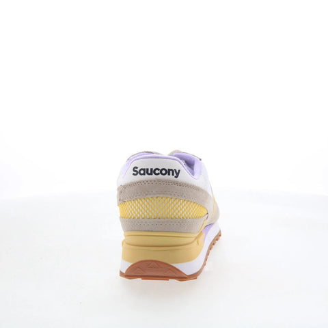 Saucony Shadow Original S1108-846 Womens White Suede Lifestyle Sneakers Shoes