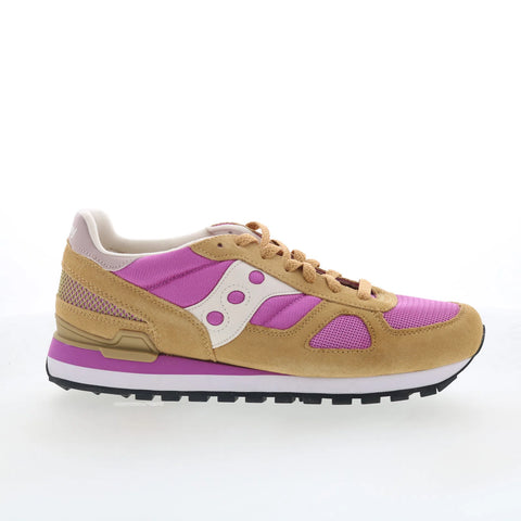 Saucony Shadow Original S1108-870 Womens Pink Suede Lifestyle Sneakers Shoes