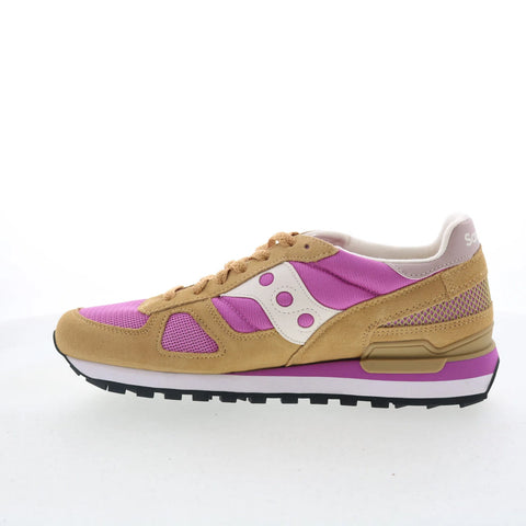 Saucony Shadow Original S1108-870 Womens Pink Suede Lifestyle Sneakers Shoes