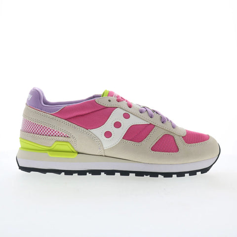 Saucony Shadow Original S1108-873 Womens Pink Suede Lifestyle Sneakers Shoes