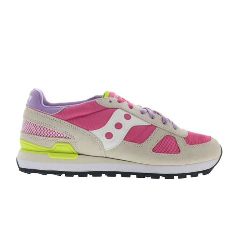 Saucony Shadow Original S1108-873 Womens Pink Suede Lifestyle Sneakers Shoes