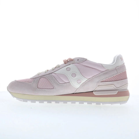 Saucony Shadow Original S1108-878 Womens Pink Suede Lifestyle Sneakers Shoes