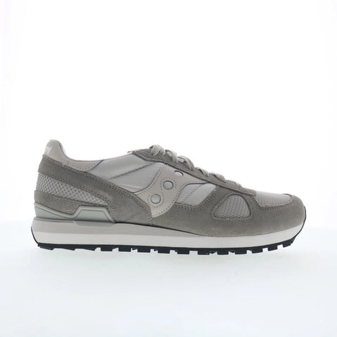 Saucony Shadow Original S2108-895 Mens Gray Suede Lifestyle Sneakers Shoes