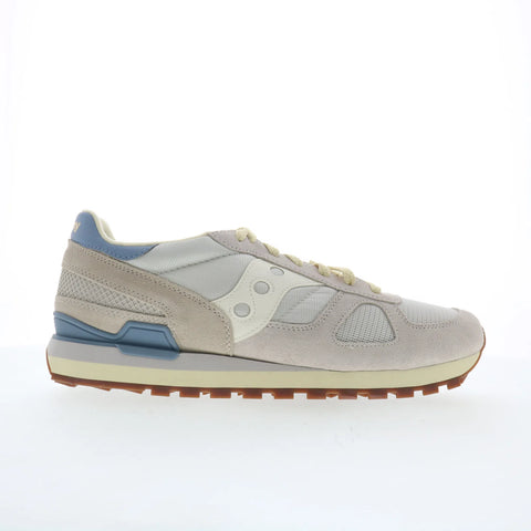 Saucony Shadow Original S2108-897 Mens Gray Suede Lifestyle Sneakers Shoes
