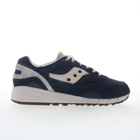 Saucony Shadow Original S70859-2 Mens Blue Suede Lifestyle Sneakers Shoes
