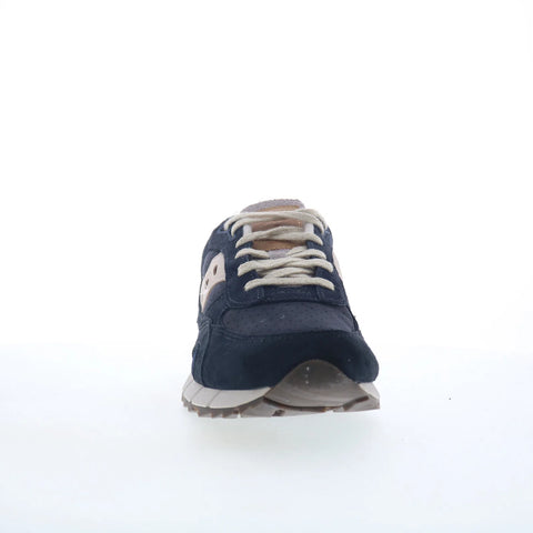 Saucony Shadow Original S70859-2 Mens Blue Suede Lifestyle Sneakers Shoes