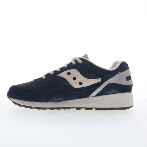 Saucony Shadow Original S70859-2 Mens Blue Suede Lifestyle Sneakers Shoes