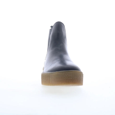 Miz Mooz Shaniece Womens Black Leather Slip On Chelsea Boots